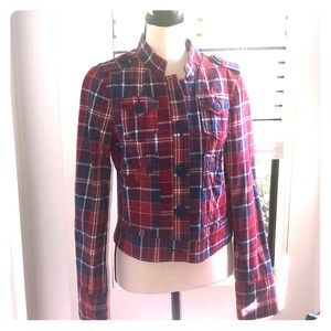 Plaid print jacket 🧥